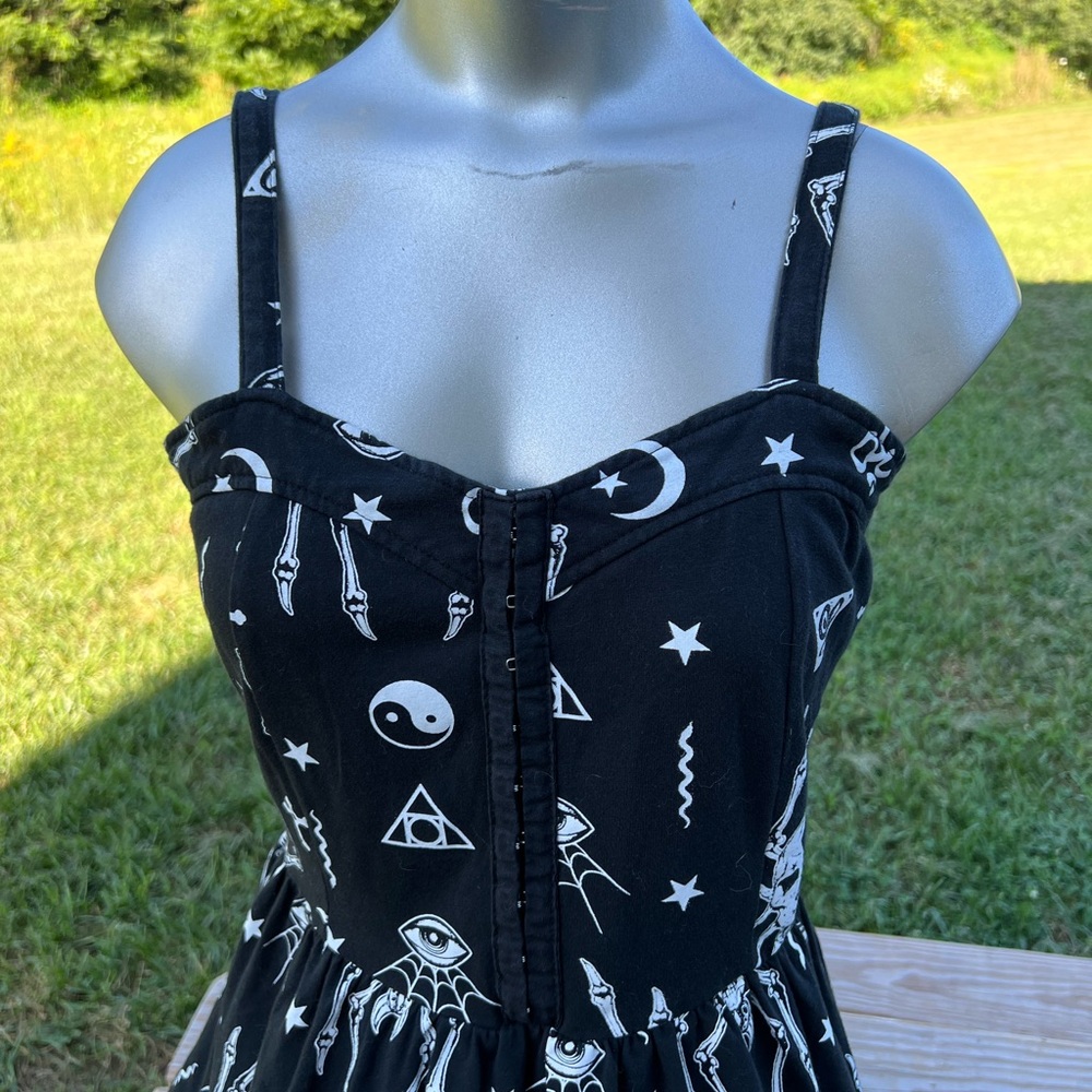 Amazing strappy witch skater dress